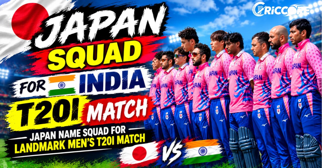 Japan Squad for India T20I