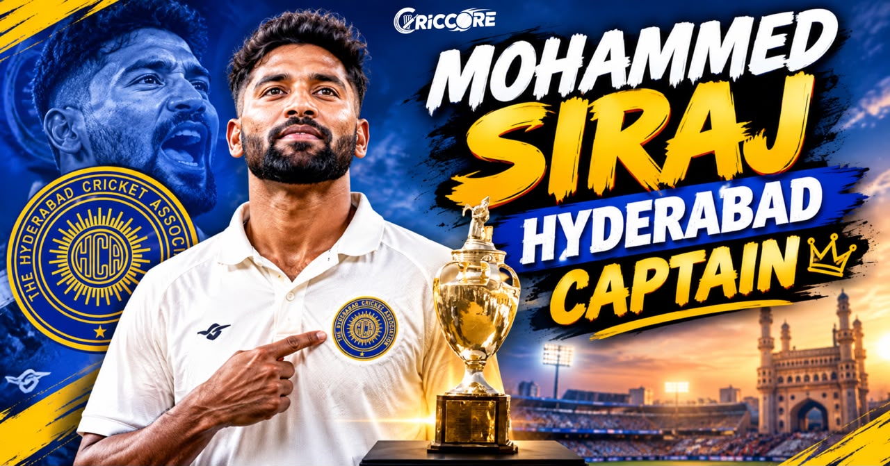 Mohammed Siraj Hyderabad captain