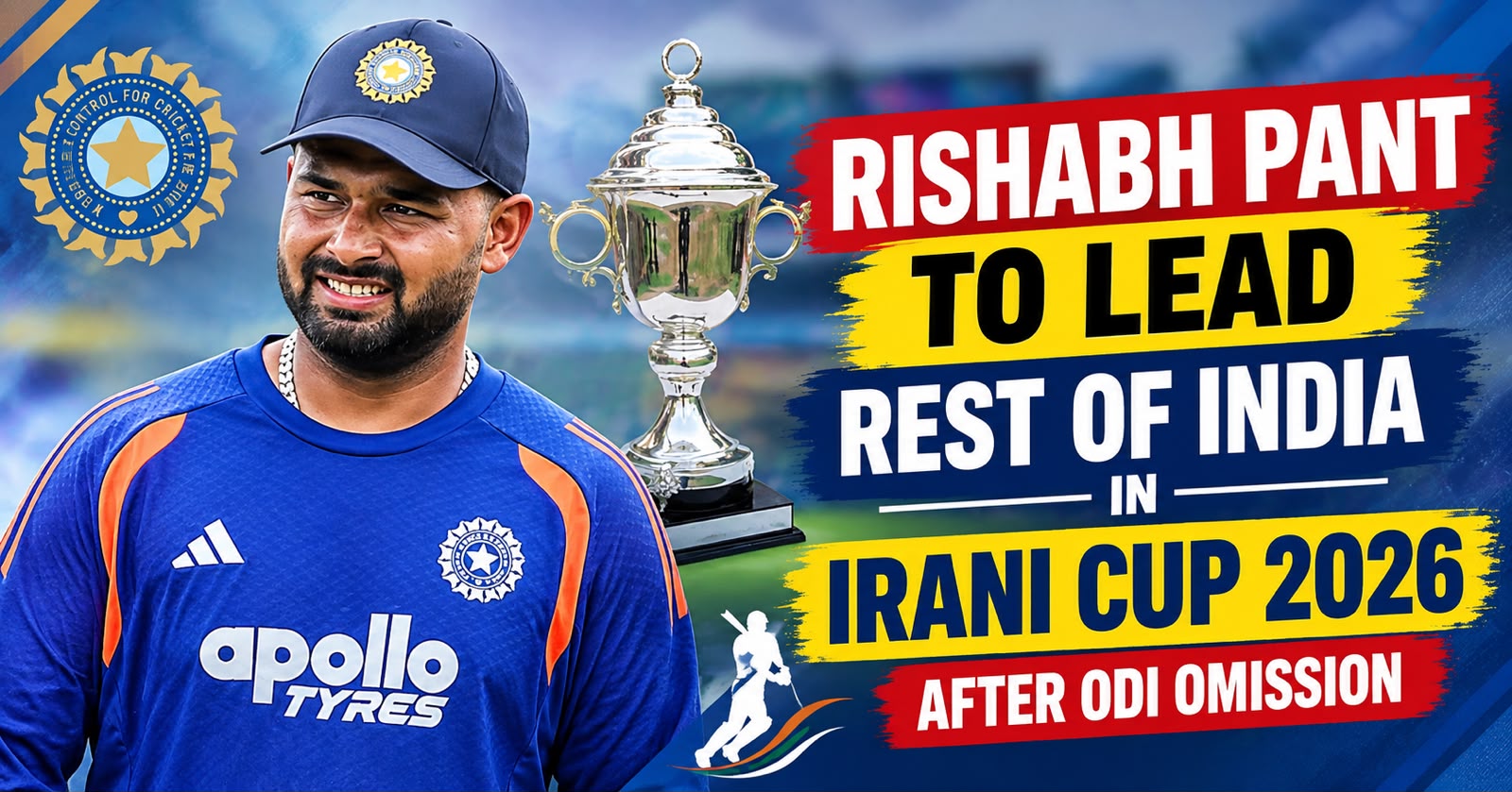 Rishabh Pant Irani Cup 2026