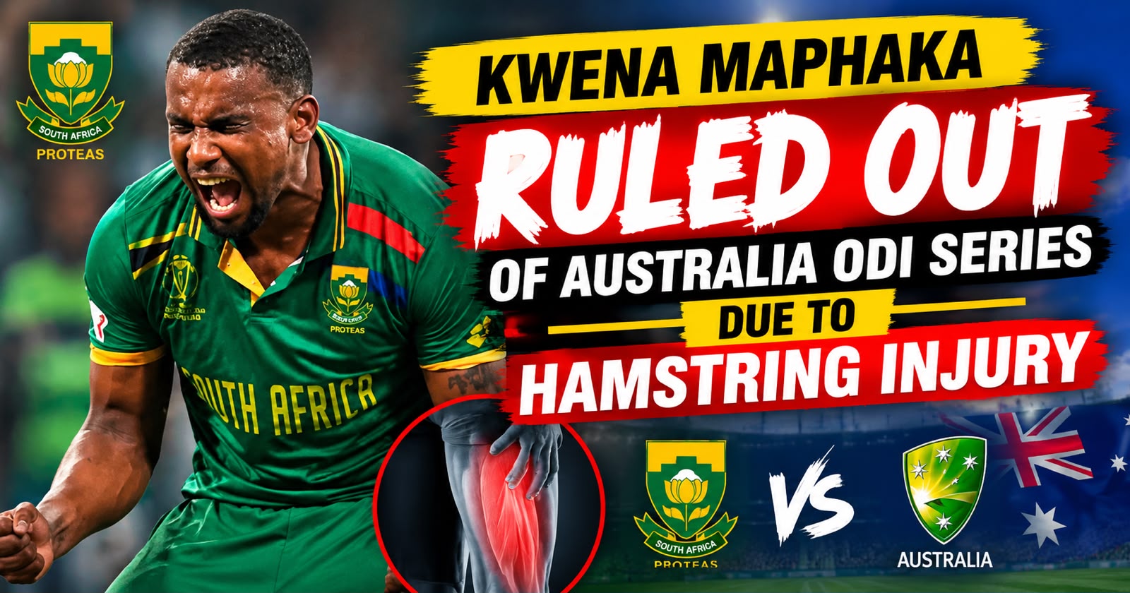 Kwena Maphaka Ruled Out
