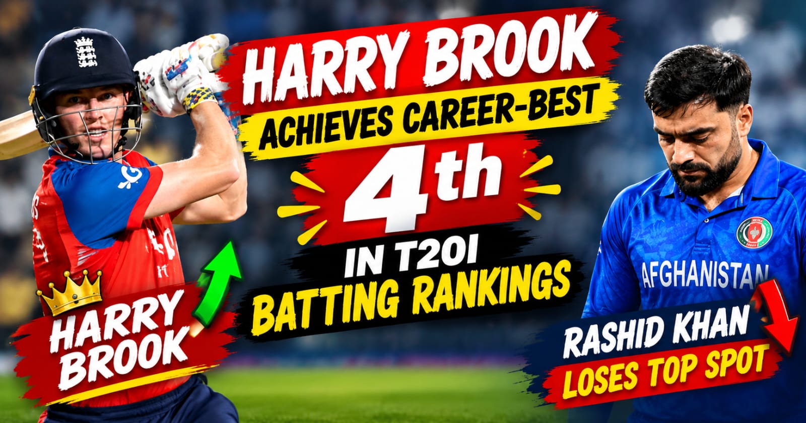 Harry Brook ICC T20I Rankings