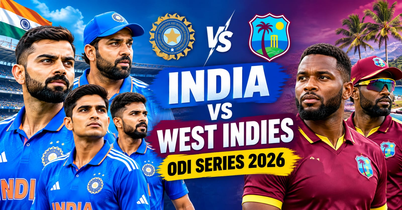 India vs West Indies ODI Series 2026