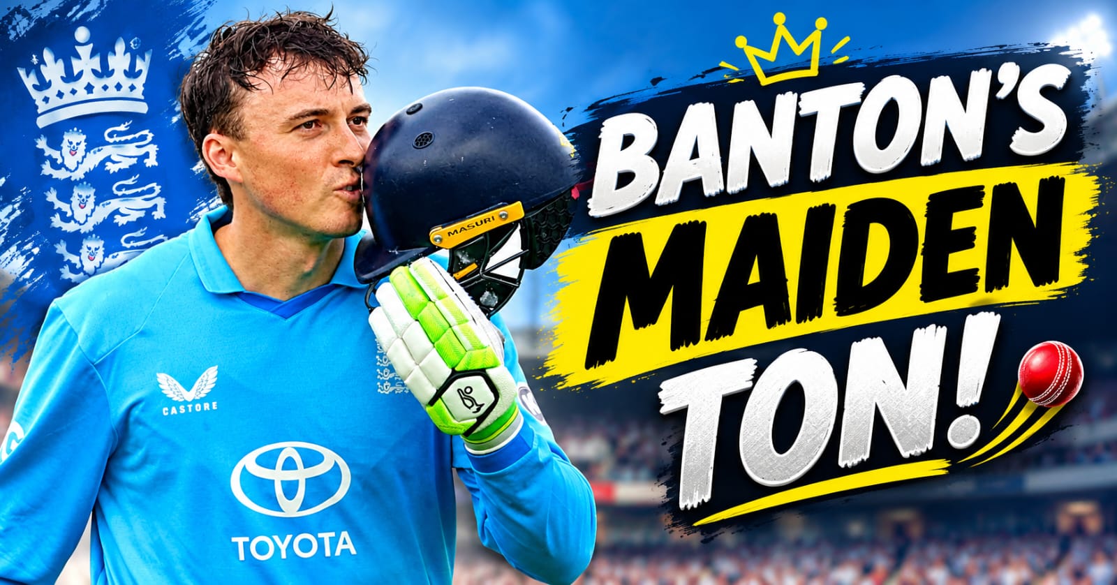 Tom Banton maiden century