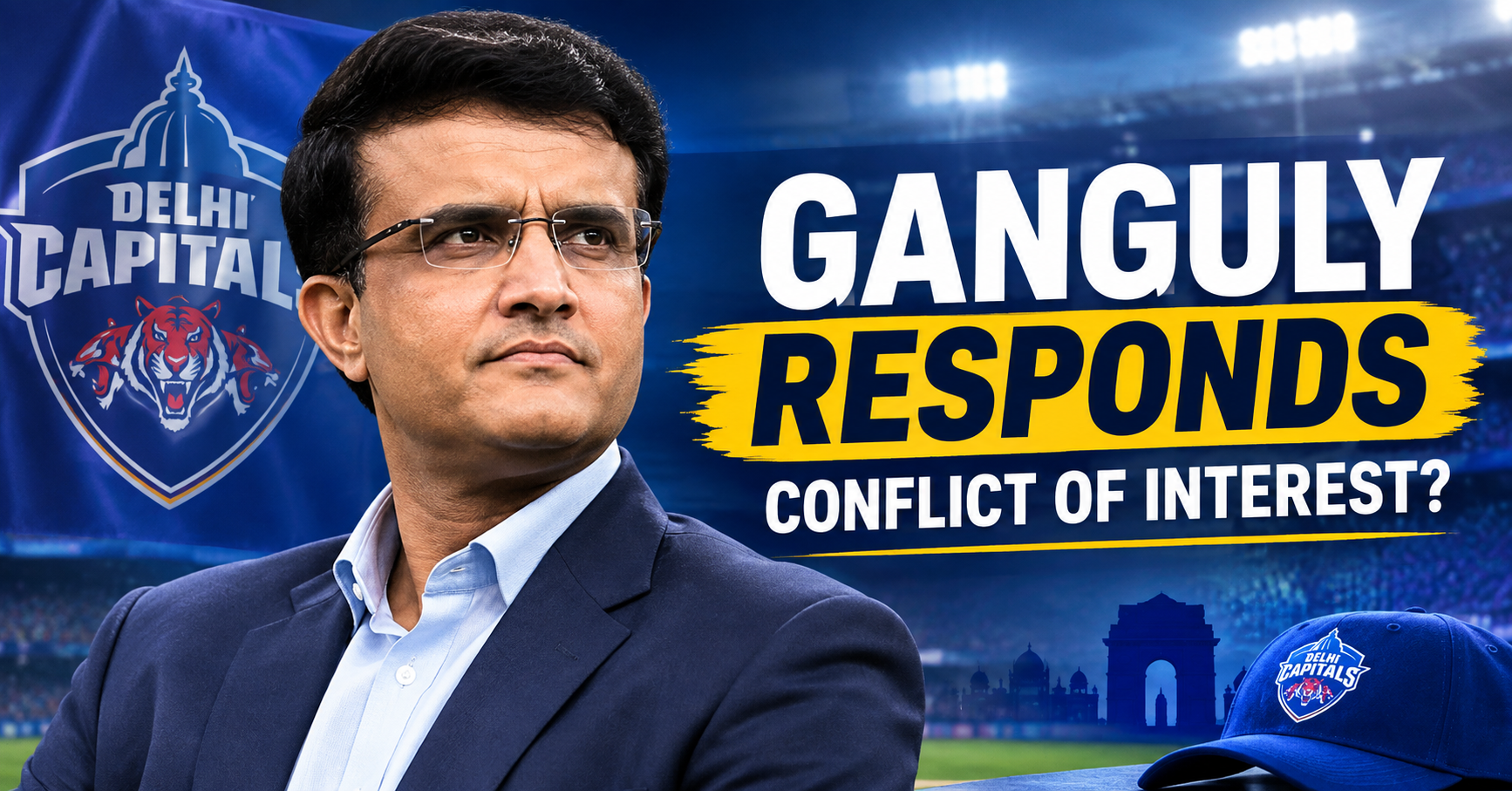 Sourav Ganguly conflict of interest